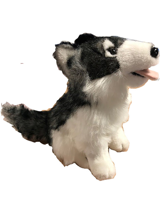 Unipak Doug the Sitting Husky Stuffed Animal Plush 10"