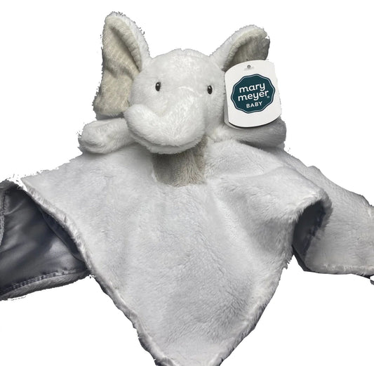 Mary Meyer Baby Afrique Elephant Small Security Blanket, 11.5" x 11.5"