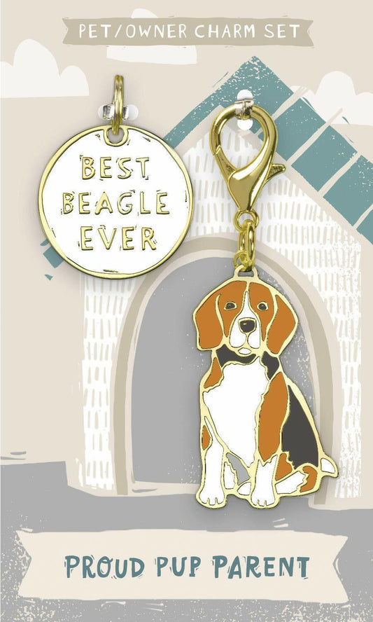 Primitives By Kathy Dog Collar Charm Set - Beagle