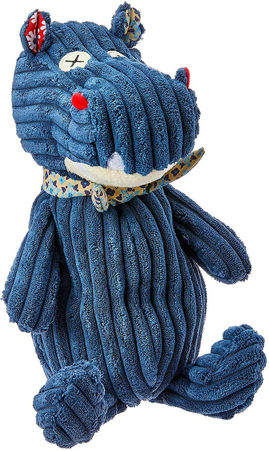 Les Deglingos Big Simply Plush Stuffed Animal In Tube | Hippipos - Hippo, 23cm