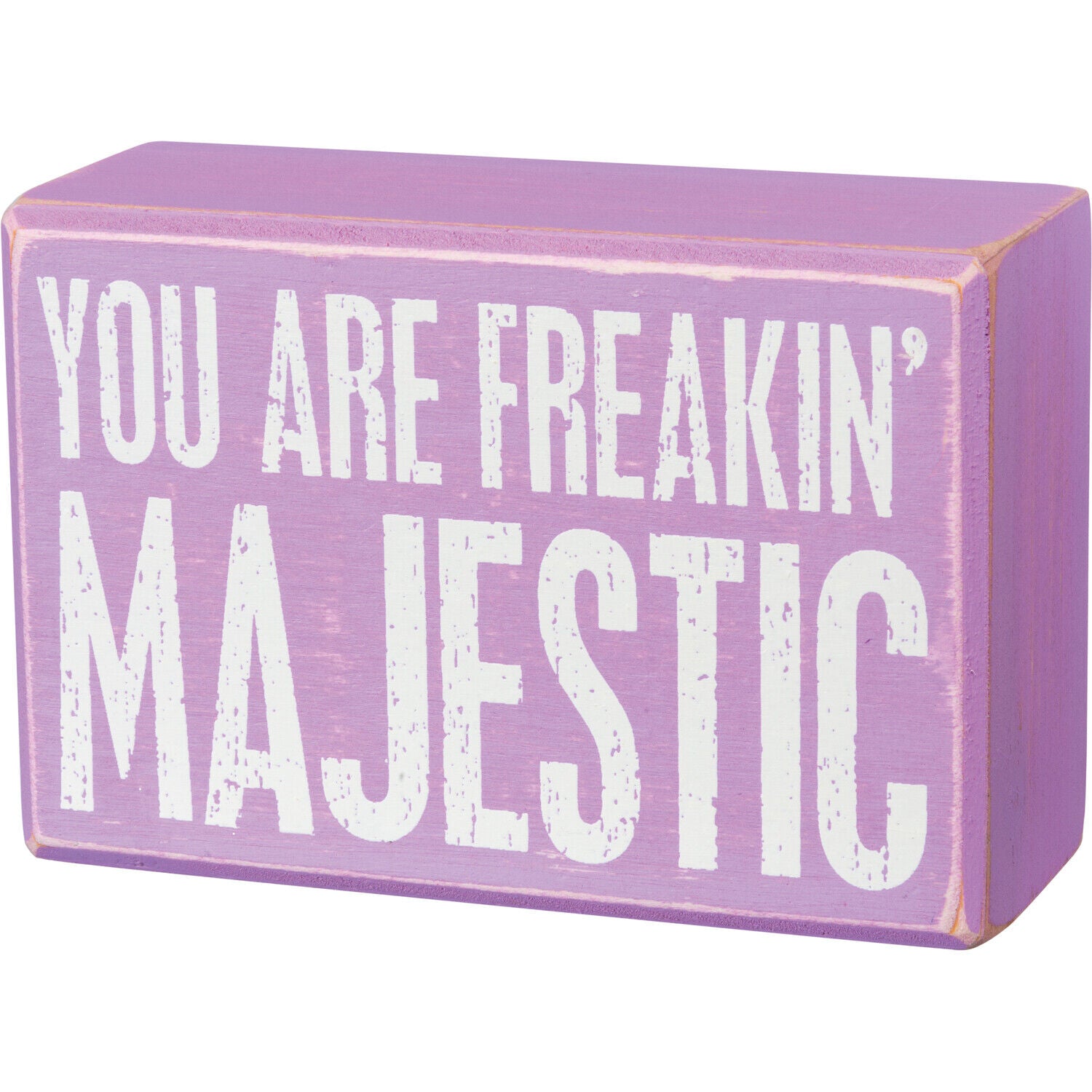 Primitives by Kathy Box Sign/Sock Set - You are Freakin' Majestic