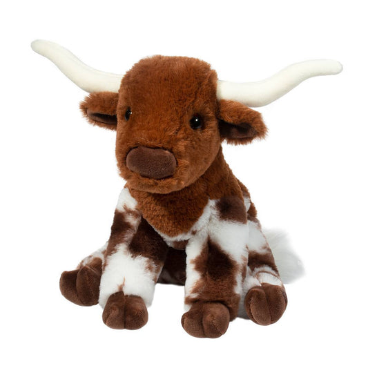 Douglas Bixbie Soft Texas Longhorn Bull Softie Plush Stuffed Animal, 9"