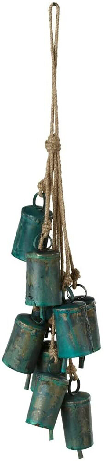 Midwest-CBK Green Patina Bell Cluster Windchime