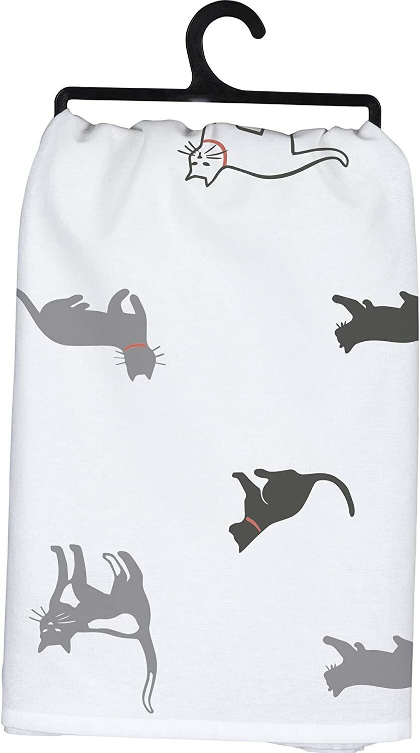Primitives by Kathy Dish Towel - This Towel Belongs to an Awesome Cat Mom, 28"