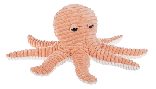Ganz Ribbles Octopus Corduroy Plush Stuffed Animal Toy, 12"