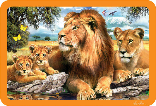 EuroGraphics Howard Robinson Lion Family Selfie 3D Placemat