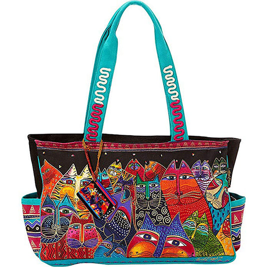 Laurel Burch Fantasticats Medium Tote (Fantasticats)