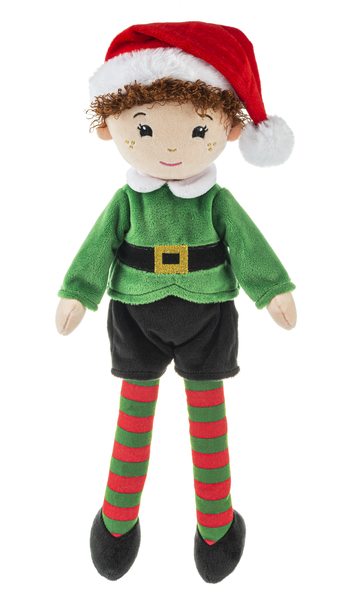 Ganz Elden Holiday Elf Plush Stuffed Animal Toy, 16"