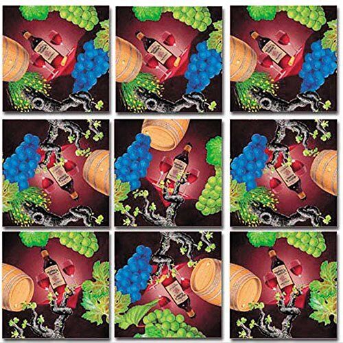 B Dazzle Vin Vino Wein Wine Scramble Squares 9 Piece Puzzle