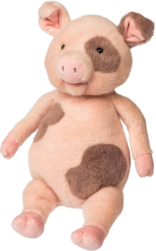 Mary Meyer Stuffed Animal FabFuzz Plush Soft Animal Toy, 11-Inches, Peaches Pig