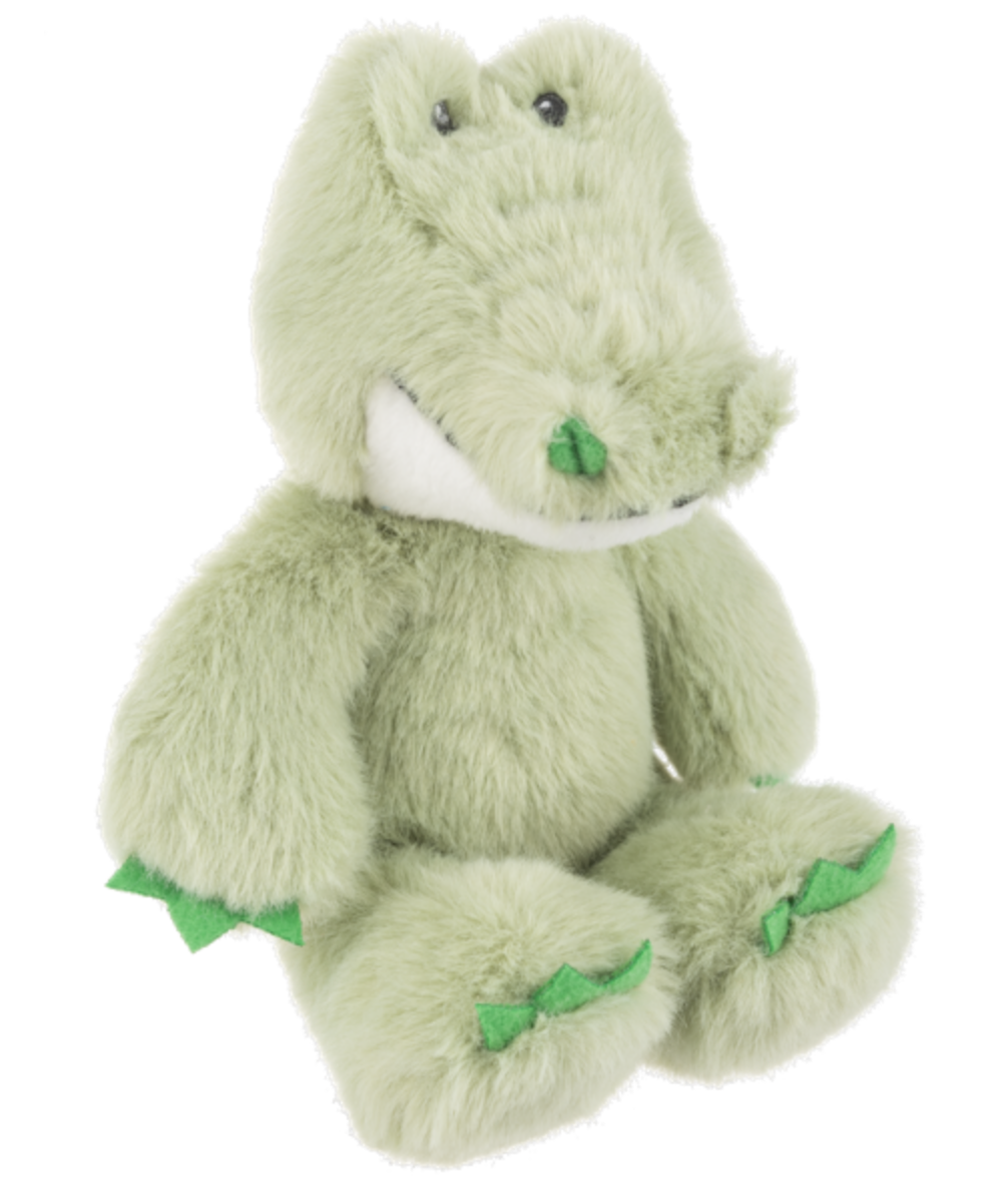 Ganz Pink Sweetlings Green Alligator Plush Stuffed Animal Toy, 7"