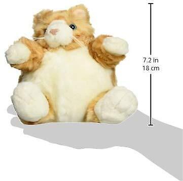 Unipak Orange Tabby Cat Baby Plumpee Plush Toy 7"