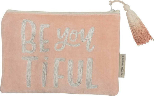 Primitives By Kathy Zipper Pouch - Be You Tiful 9.75" x 6.50"