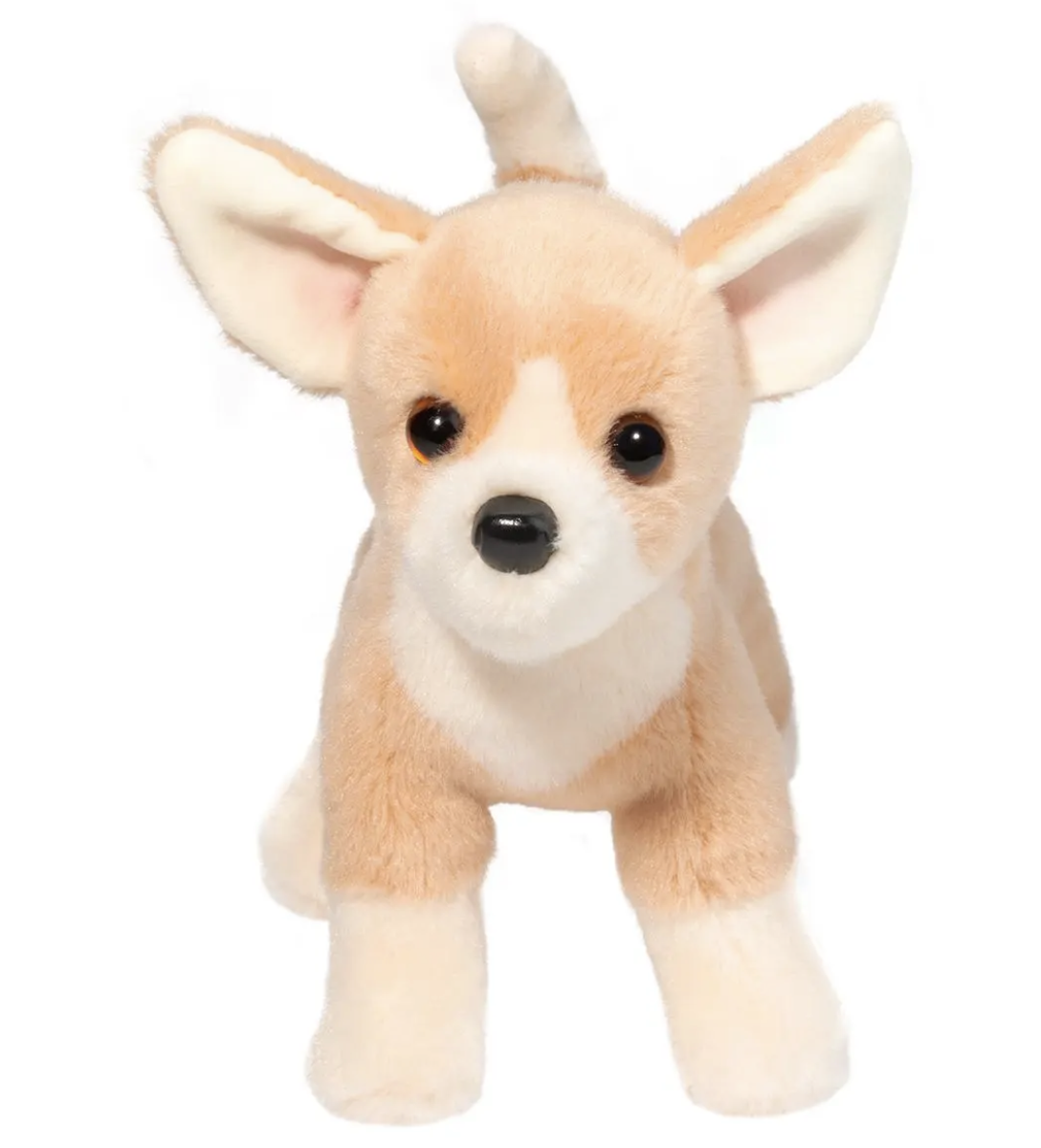 Douglas Toys Chichi Chihuahua Plush Stuffed Animal Toy, 7" long