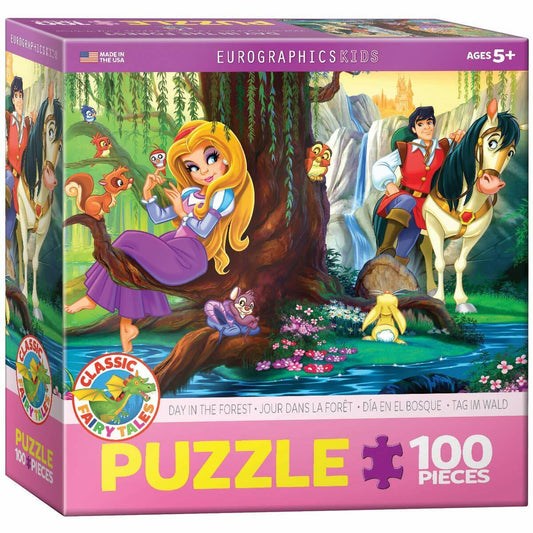 EuroGraphics Day in the Forest Puzzle Jigsaw Puzzle (100-Piece)