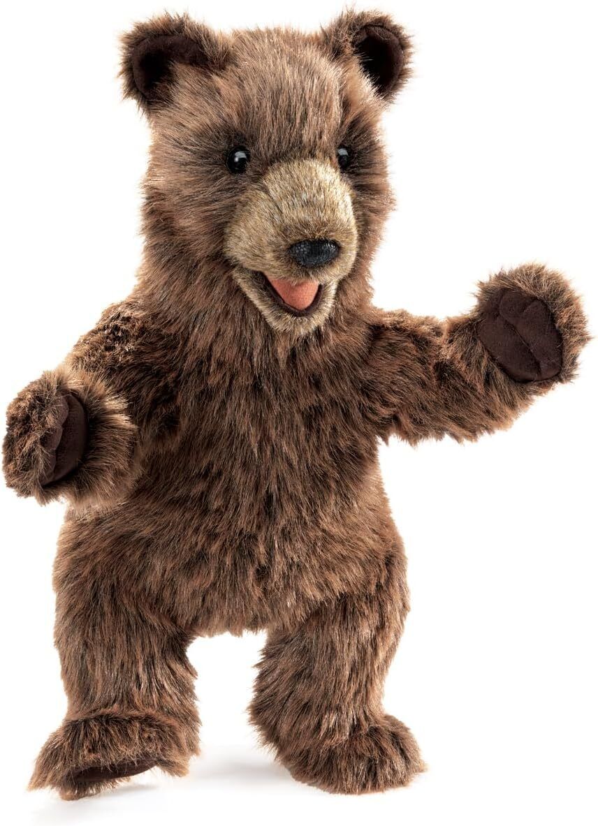 Folkmanis Bear Cub Hand Puppet, 11"