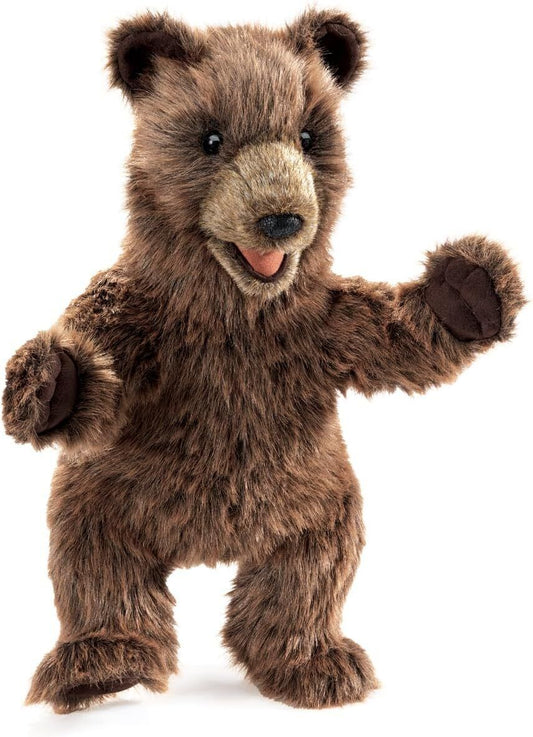 Folkmanis Bear Cub Hand Puppet, 11"