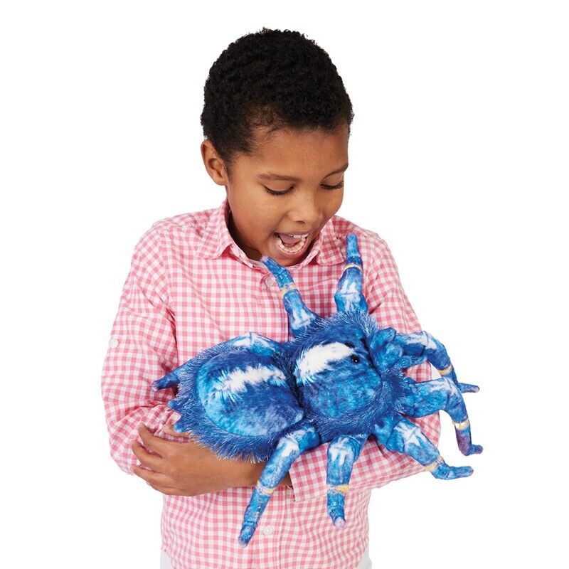Folkmanis Blue Tarantula Hand Puppet