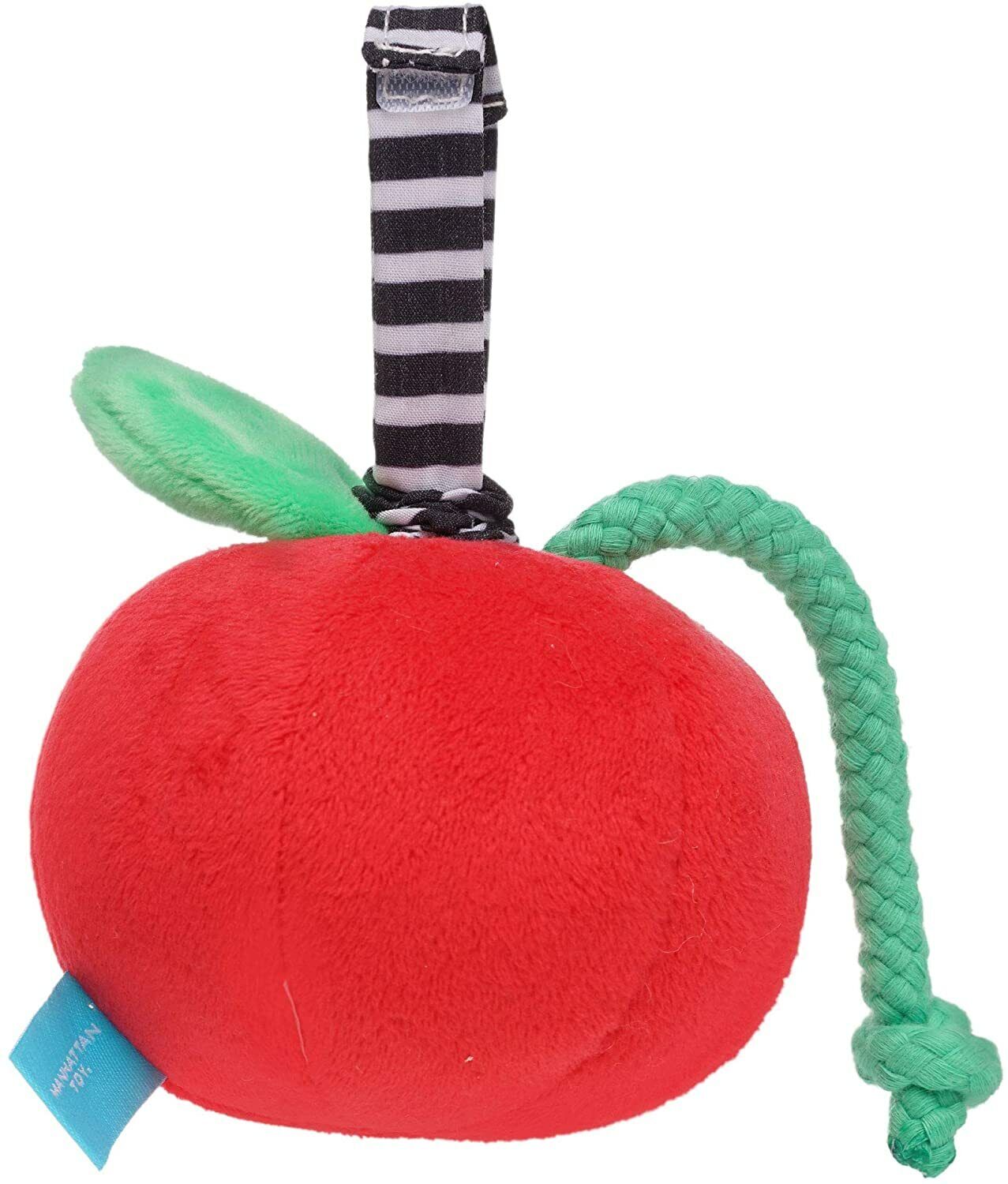 Manhattan Toy Mini-Apple Farm Apple Baby Take Along Activity Clip On, 4"