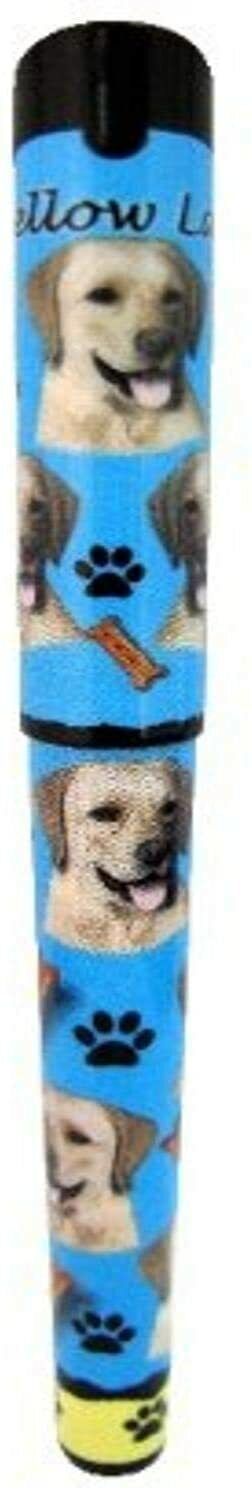 E&S Pets Yellow Lab Pen Easy Glide Gel Pen, Refillable with A Perfect Grip