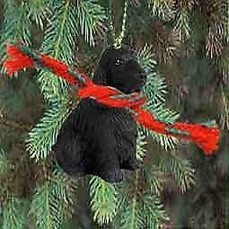 English Cocker Miniature Dog Ornament - Black