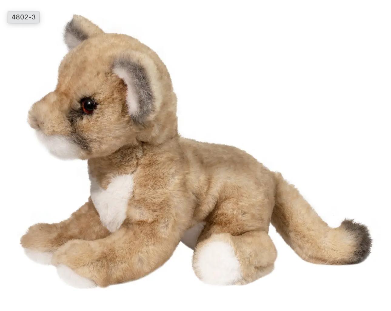 Douglas Carmie Soft Mountain Lion Plush Stuffed Animal, 11"