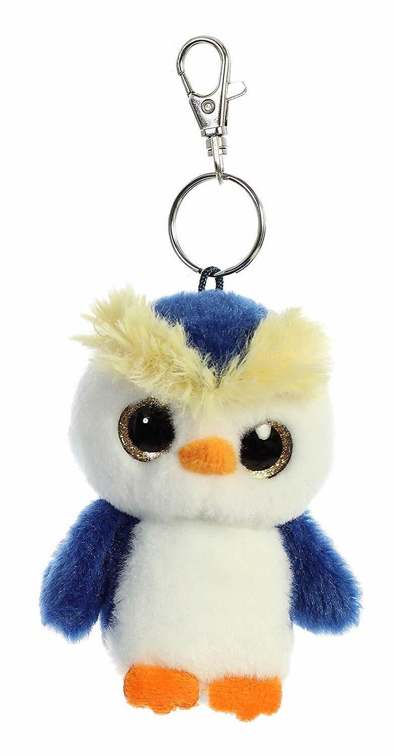 Aurora World Inc. YooHoo 3.5" Skipee Penguin Keychain Plush Stuffed Animal