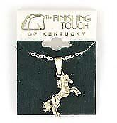 Finishing Touch Rearing Horse Necklace