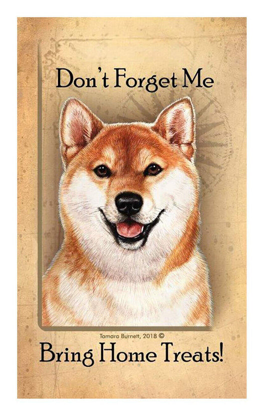 Shiba Inu Red Dog Baggage Buddies Luggage Tag 4"