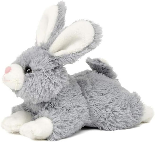 Unipak 1122BUG Handful Bunny Plush Animal Toy, 5-inch Length, Grey