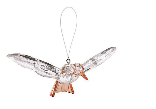 Ganz Crystal Expression Hanging Small Hummingbird Ornament/Sun-catcher (Orange)