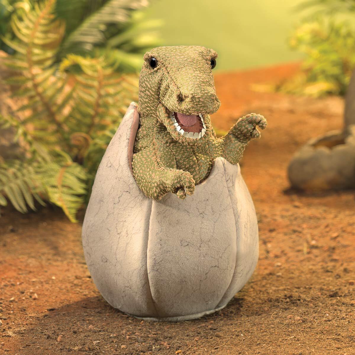Folkmanis Dinosaur Egg Hand Puppet