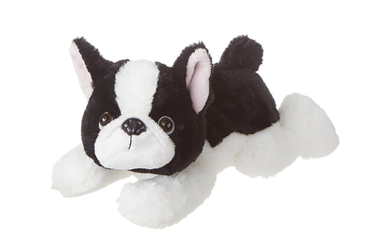 Ganz Frankie French Bulldog Lying Down Plush Stuffed Animal, 12"