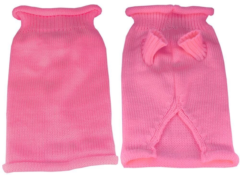 Mirage Pet Products Plain Knit Pet Sweater, X-Small, Pink