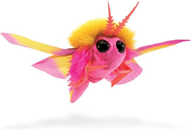 Folkmanis Mini Rosy Maple Moth Finger Puppet