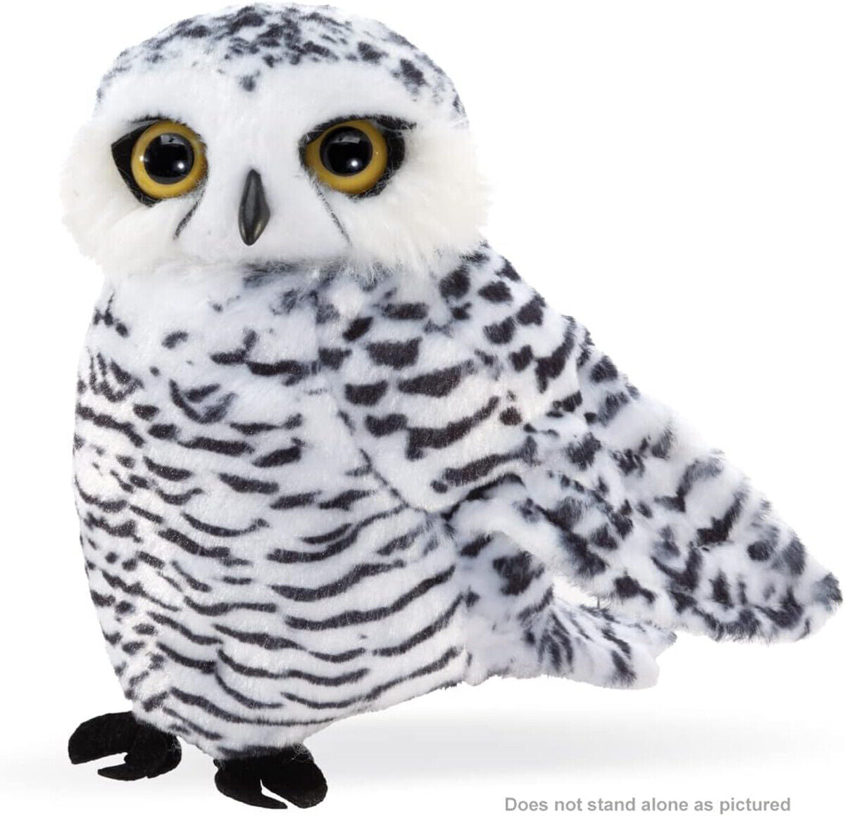 Folkmanis Small Snowy Owl Hand Puppet, 7"