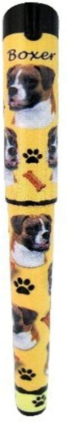 E&S Pets Boxer, Uncropped Pen Easy Glide Gel Pen, Refillable with A Perfect Grip