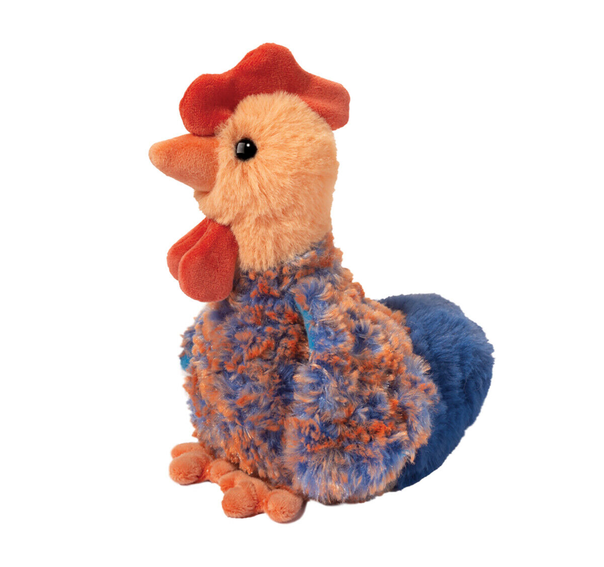 Chantillie Soft Blue Lace Hen Mini Plush Stuffed Animal Toy, 7 Inch