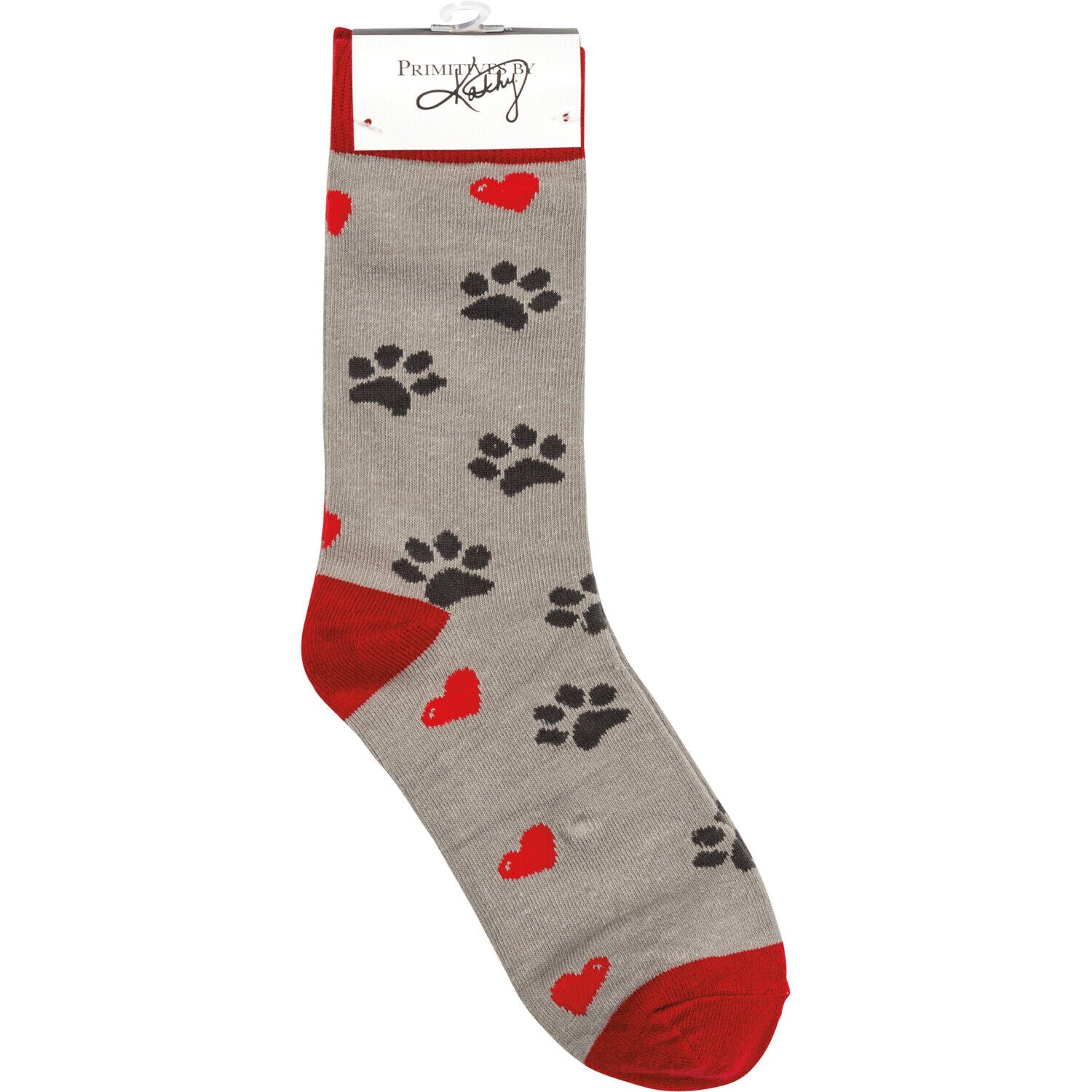 Primitives by Kathy Box Sign/Sock Set - All You Need is Love and a Dog
