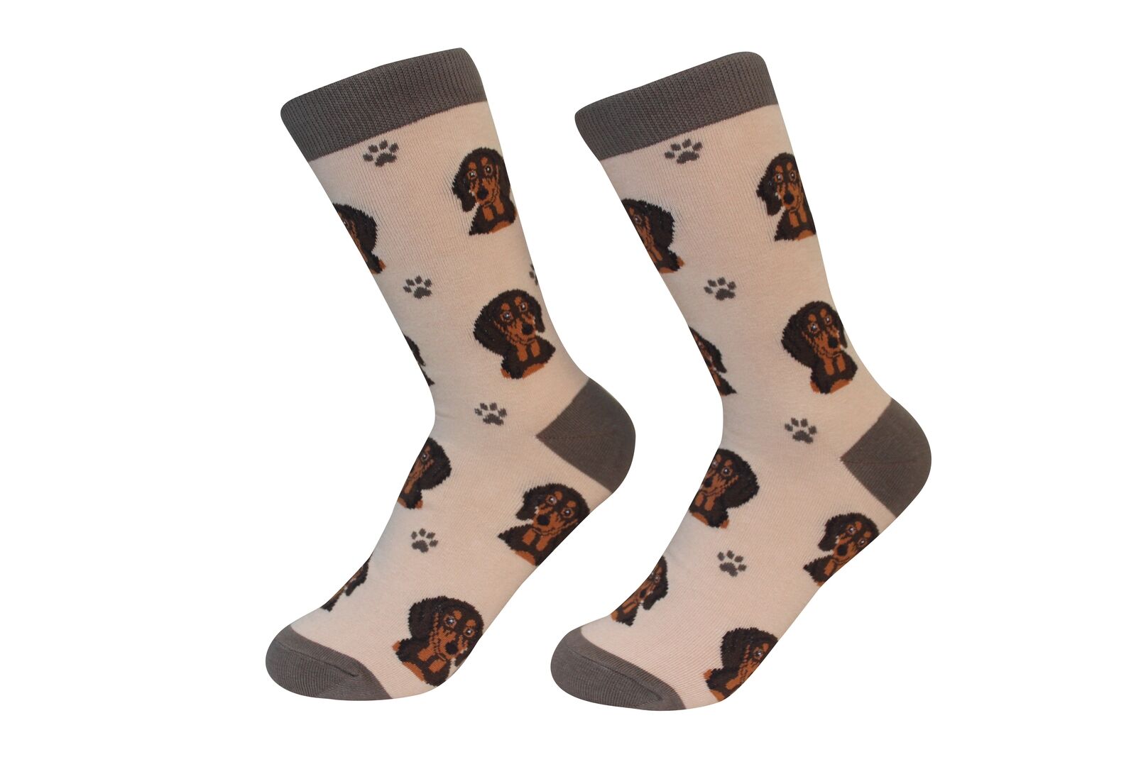 Black Dachshund Dog Breed Socks Unisex Sock Daddy by E&S Pets