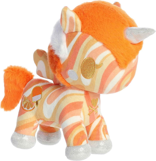 Aurora© Tokidoki Frozen Treats Unicorno Orange Swirl Stuffed Animal, 7.5 inches