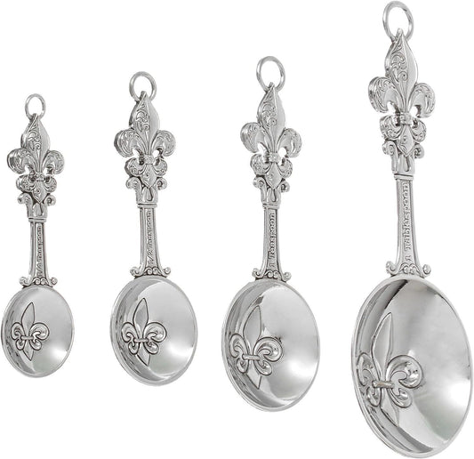 Ganz 4-Piece Set - Fleur De Lis Measuring Spoons