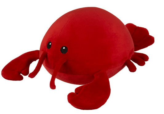 Ganz H14985 Squishy Squad Red Lobster Plush Stuffed Animal, 10" Long