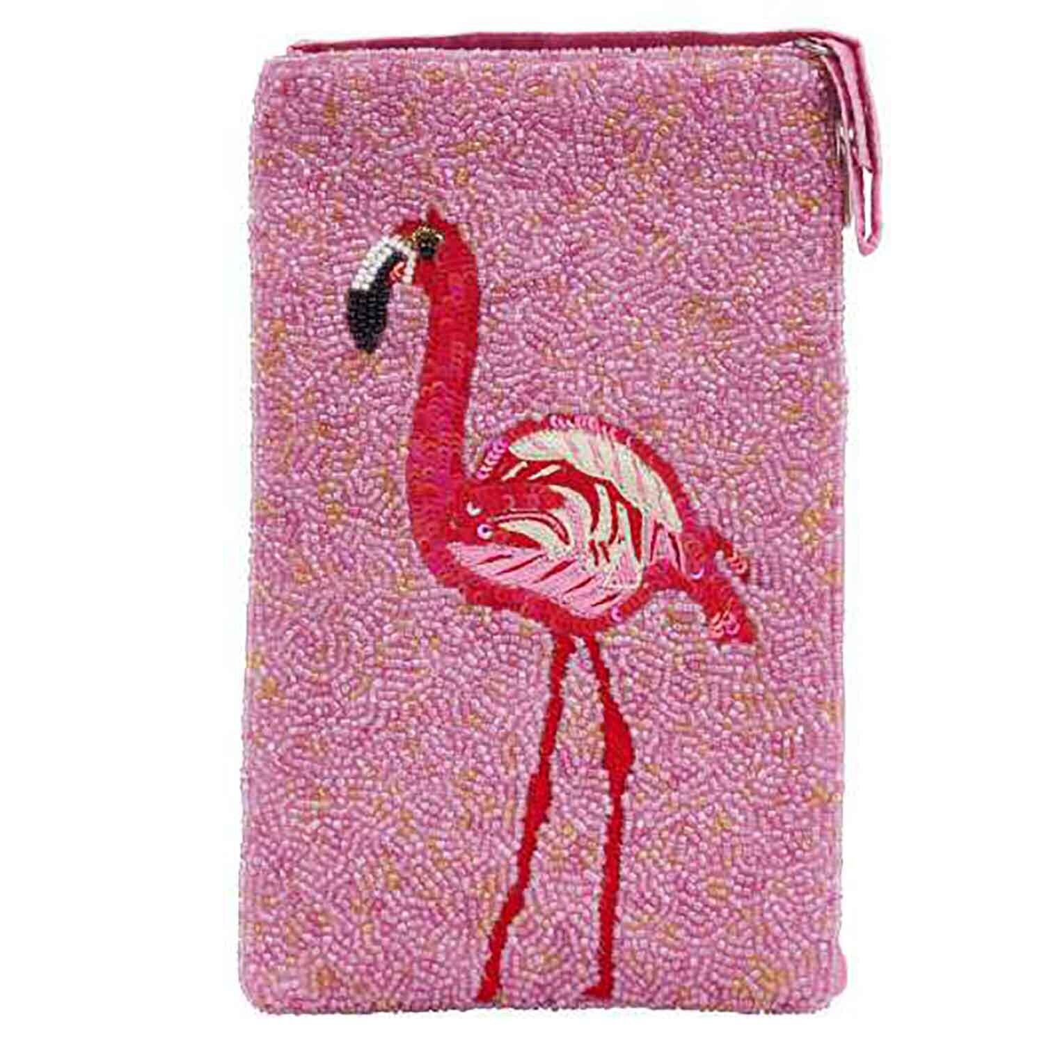 Bamboo Trading Company Cell Phone or Club Bag, Flamingle Flamingo