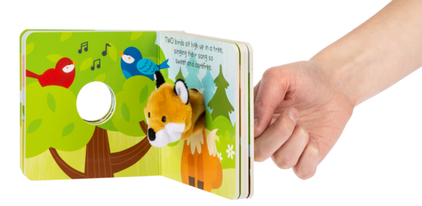 Baby Ganz Counting With Little Fox Finger Puppet Board Book, Ages 0+