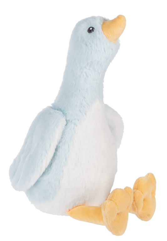 Ganz Blue Georgie Goose Plush Stuffed Animal Toy With Chime, 13" Tall