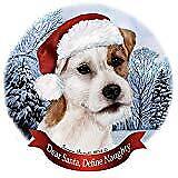 Holiday Pet Gifts Jack Russell Wire Hair Brown/White Porcelain Ornament