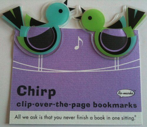 Chirp Bird Clip-over-the-page Bookmark By Re-marks