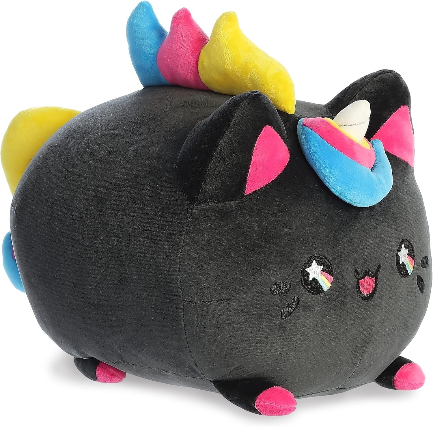 Aurora® Enchanting Tasty Peach® Ink Drop Unicorn Meowchi Stuffed Animal, 16 in