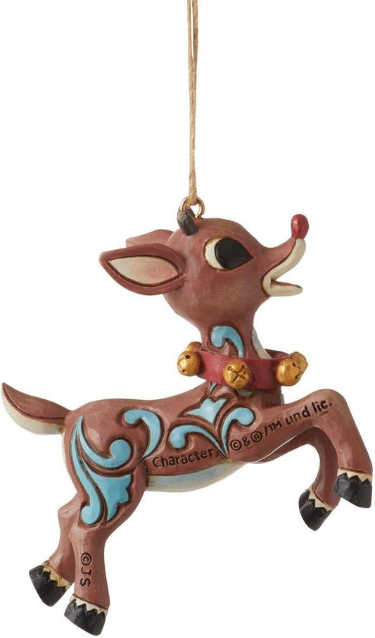 Enesco Rudolph Jim Shore Rudolph in Flight Ornament